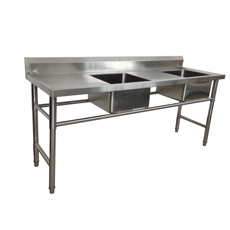 shandong stainless steel kitchen equipment 3 bay commercial kitchen sink