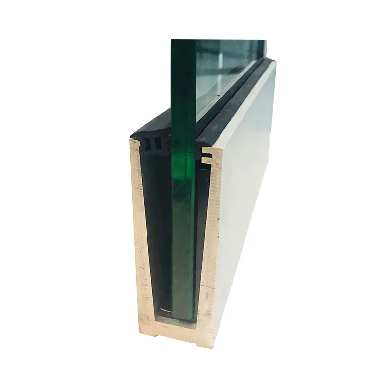 China professional aluminum base shoe for glass railing swimming pool customized glass railings