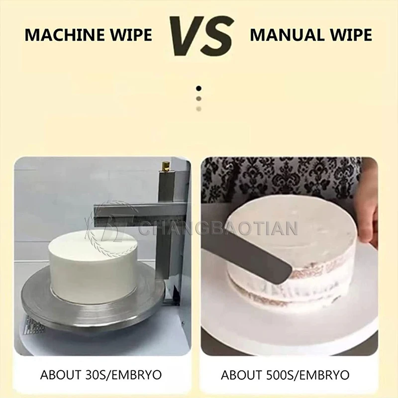 Quality Assurance cake icing smoother cake-icing-machine manual cake icing wedding decoration custom printing