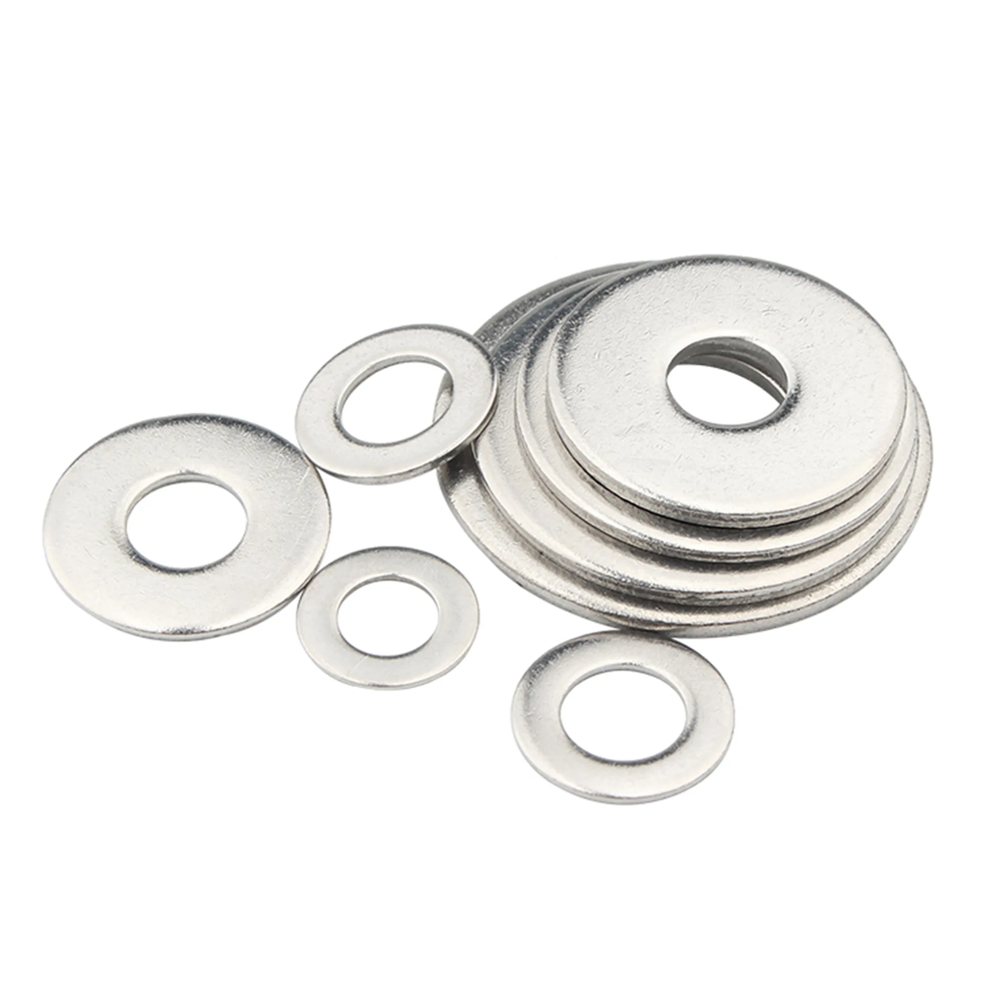 Best Selling M5 M6 M8 M10 Stainless Steel 304 316 DIN125 Flat Washers Galvanized and Ordinary Spring Washers Manufacturer