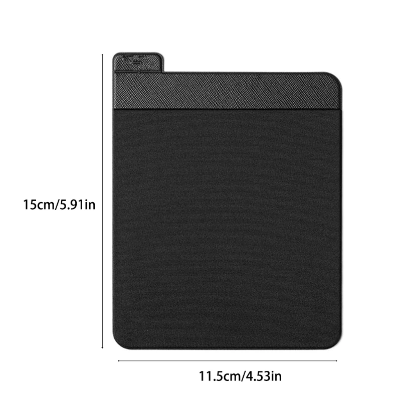 Two layer cowhide leather belt flap double compartment mobile hard disk cover leather flat nappa data cable headphone