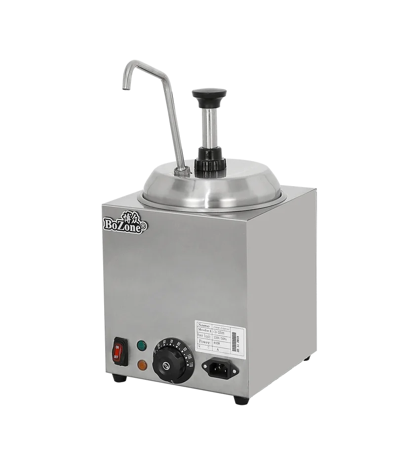 Commercial 2 Bucket Stainless Steel Table Top Ketchup Dispenser Multi Condiment Pump Sauce Dispenser