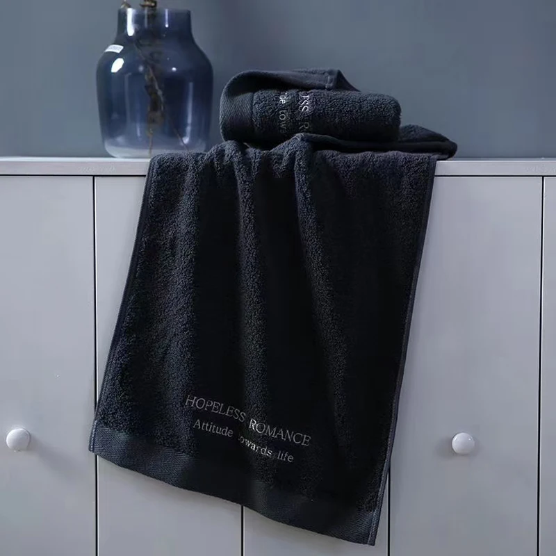 Stock white black massage spa wrap facial towels cotton soft wholesale bath linens face salon hair towel for esthetician