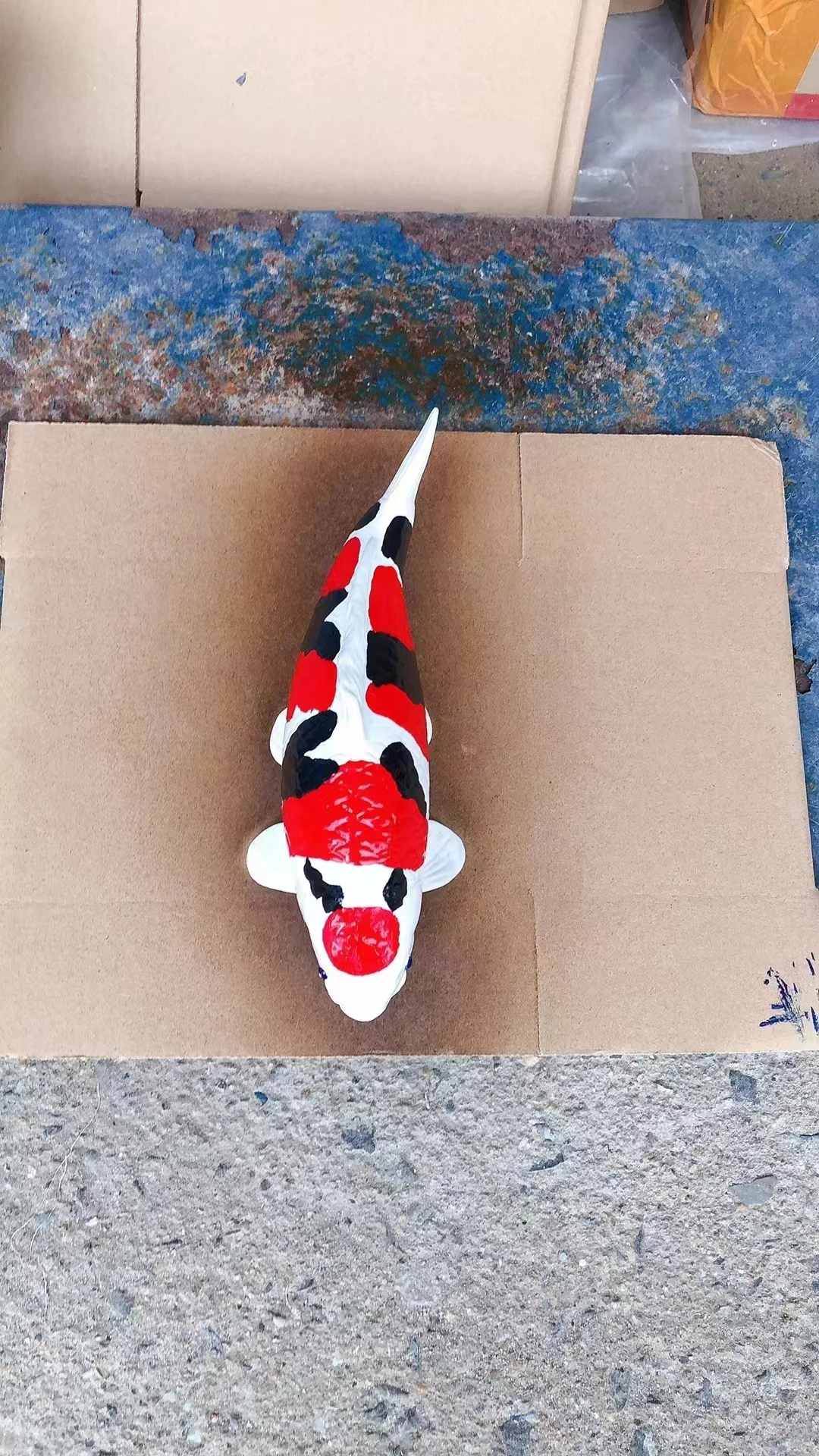 Factory Price Mini Marine Animal Plastic Pvc Aquarium Koi Fish Model