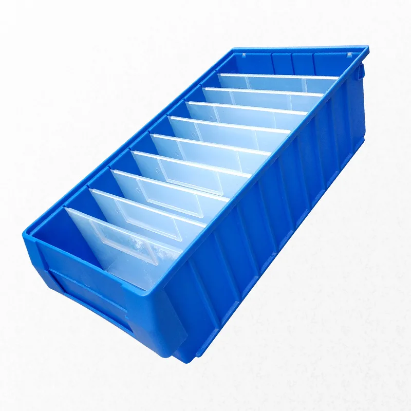 Large capacity parts storage box with partitions for  warehouse