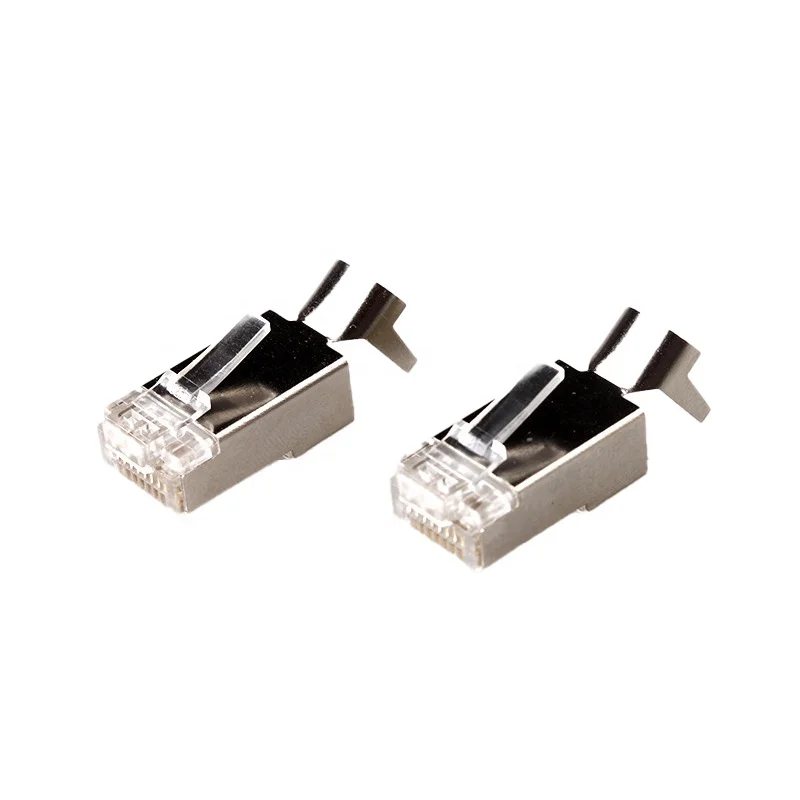 CAT7 Metal Shielded RJ45 Connector Cat7 FTP 8P8C Ethernet Connector Modular Network Plug