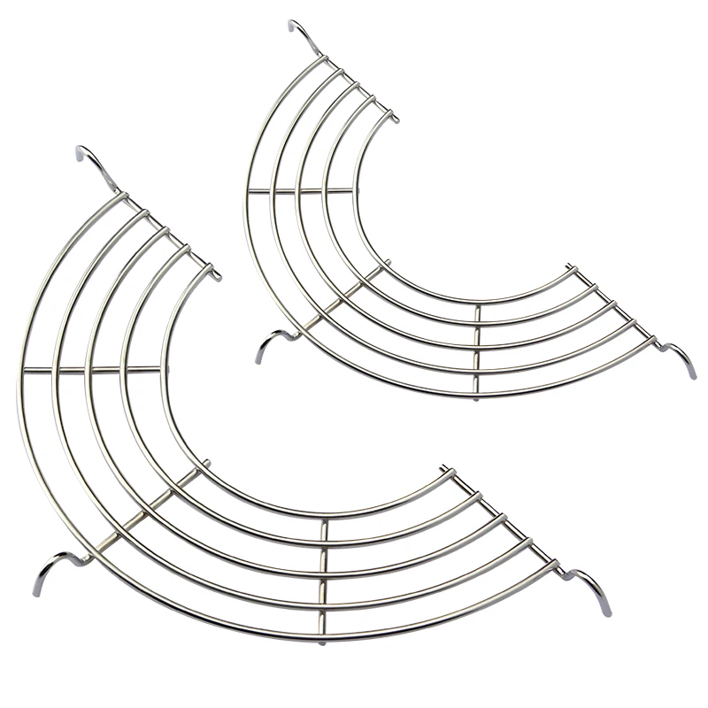 New Design Stainless Steel Semicircular Baking Steaming Cooling Rack For Pot Accessories