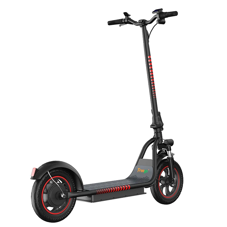 American Stock F12 Fast Delivery Powerful Motor 48 Volt 500W Motor E-scooter 35 Kmh Dual Suspension Electric Scooter