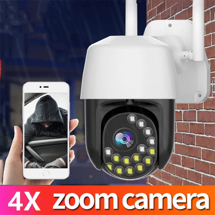 4X Optical Zoom Waterproof IP66 1080P Full HD Video Recording CCTV Security WiFi Dome Cam Video Surveillance Network IP Camera