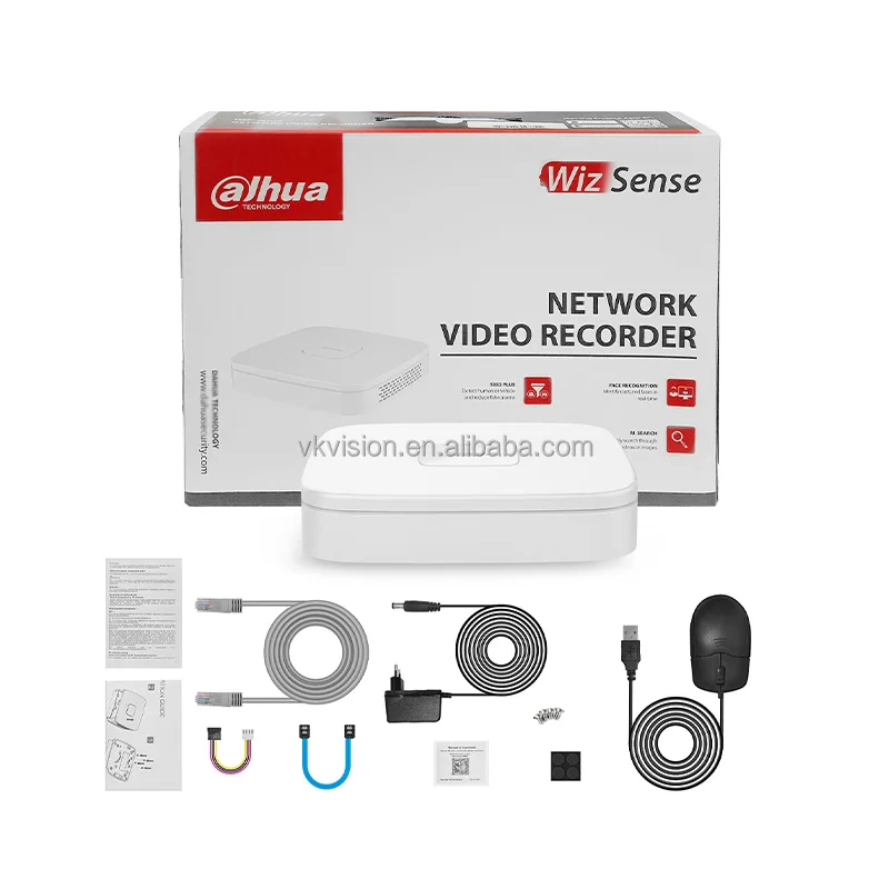 Dahua 16CH Compact face detection and recognition 16 ip channel nvr cctv camera system alhua nvr 16 channel 4k with poe