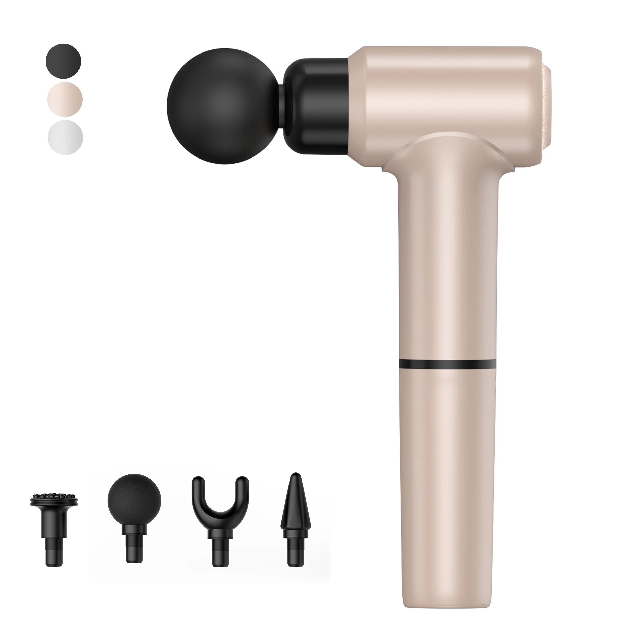 HB-020 Latest Massage products with Extended Handle 3200 Speed Body Massage Gun Custom Logo Portable Colorful fashion design