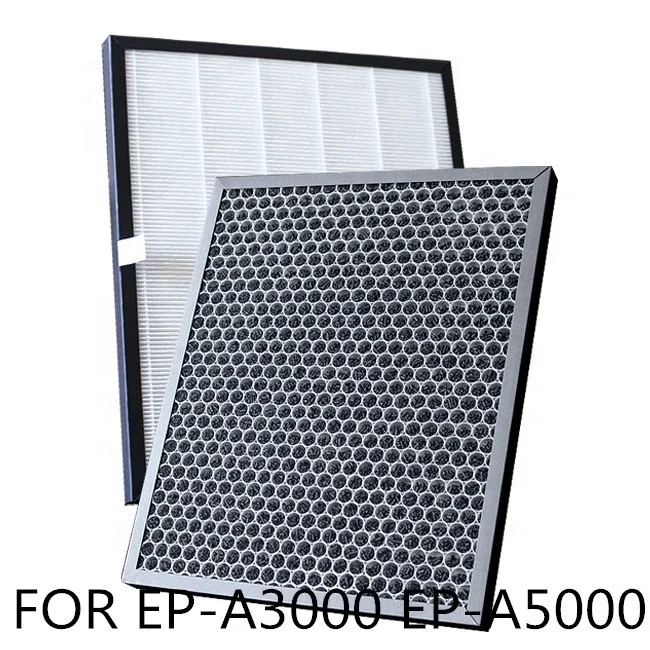 Lansir Replacement EPF-CX40F EP-DX40E HEPA Carbon Filter For Hitachi EP-A3000/3100C EP-A5000/5100C Air Purifier Filter