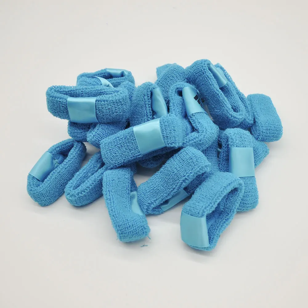 Factory Customize Logo Dry-Fit Soft Multiple Colors  Bicep Bands Sports Football Basketball Wrist bands