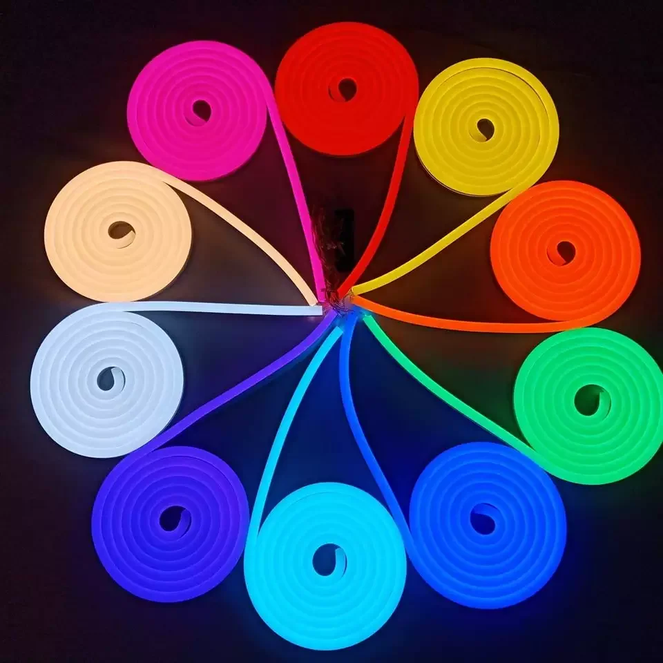 Divatla Wholesale Fast Install No Glue 8mm 6mm Cutting Neon Flex Waterproof Neon Lights Silicone Led Neon Tube