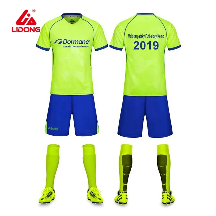 
Lidong cheap thailand quality soccer jersey Serie football jersey full kit wholesale 