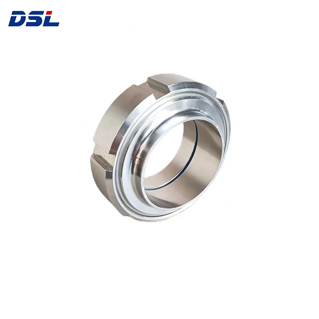Sanitary Stainless Steel DIN/SMS/3A/RJT Union Food Grade Round Union