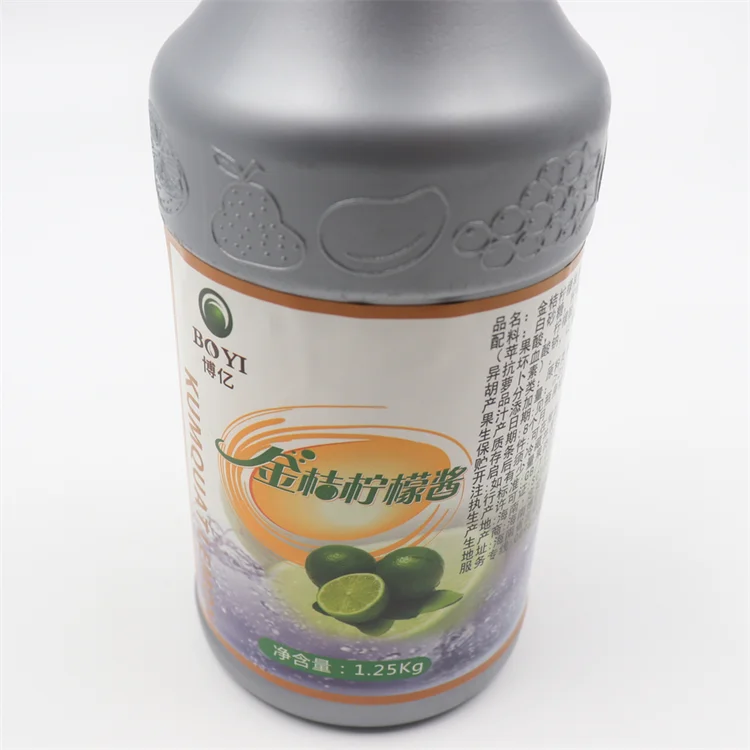  Пузырьковый чай и десерт из материала Kumquat лимонный сок