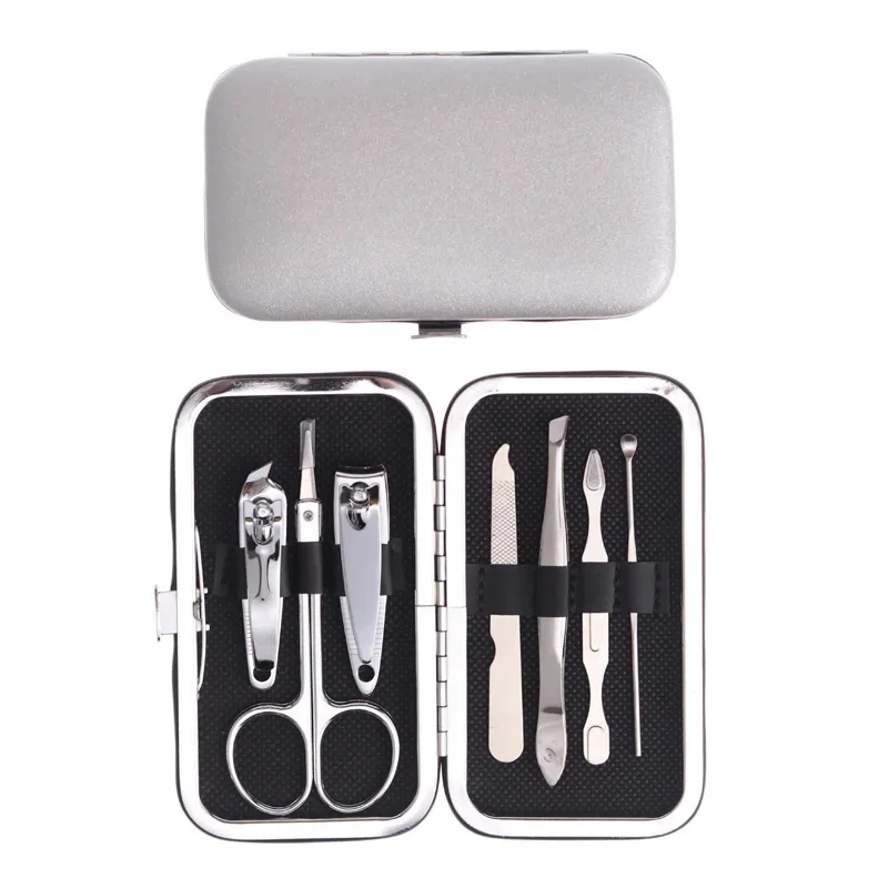 Promotional Products Manicure Set Gift Low Price Manicure Nail Tools Set For Women Pack of 6