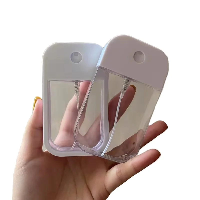 Luxury 50ml Empty Boston Square Clear Room Plastic Spray Bottle with Trigger Sprayer and Press Type for Cosmetic Packaging