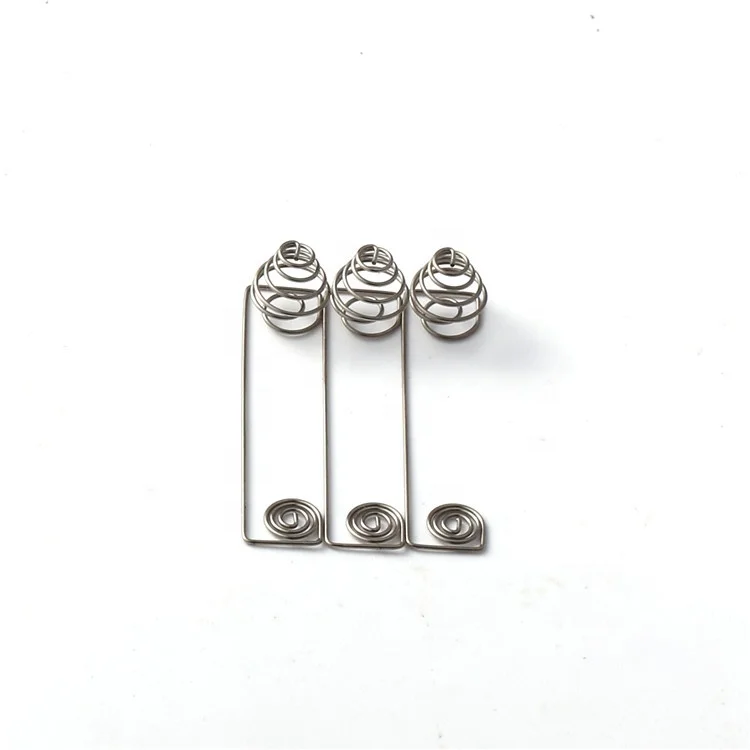 High quality nickel plated spring battery spring manufacturer