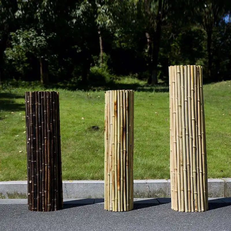 Pastoral Style Country Courtyard Environmental Protection Privacy Wooden Walls Bamboo Fence Panels