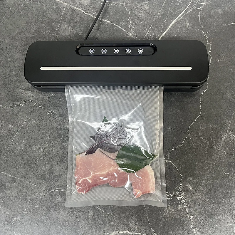Continuous vacuum and sealed food vacuum preservation machine for kitchen specific food storage