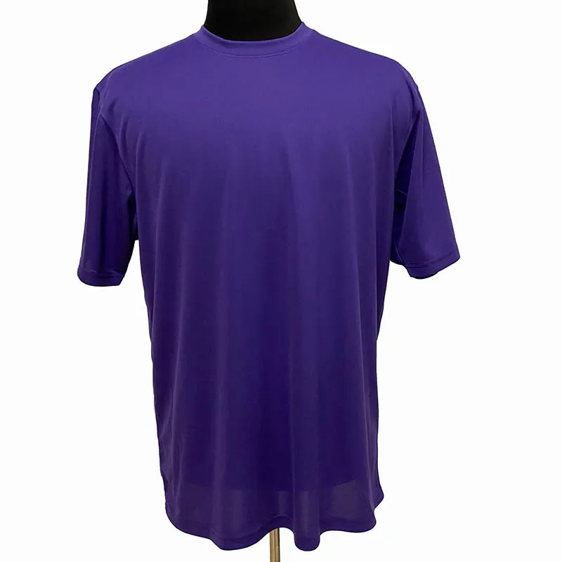 Oem Men Bottle Recycled Polyester T-shirt GRS Certificated Sustainable Eco-Friendly RPET Breathable Sport Tee