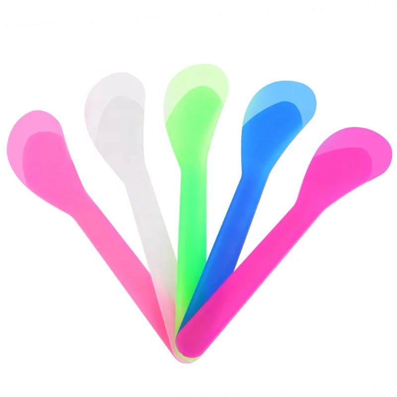 Цветная Пластиковая Косметическая перемешивающая палочка для лица, «сделай сам», ложка для крема для лица, инструмент