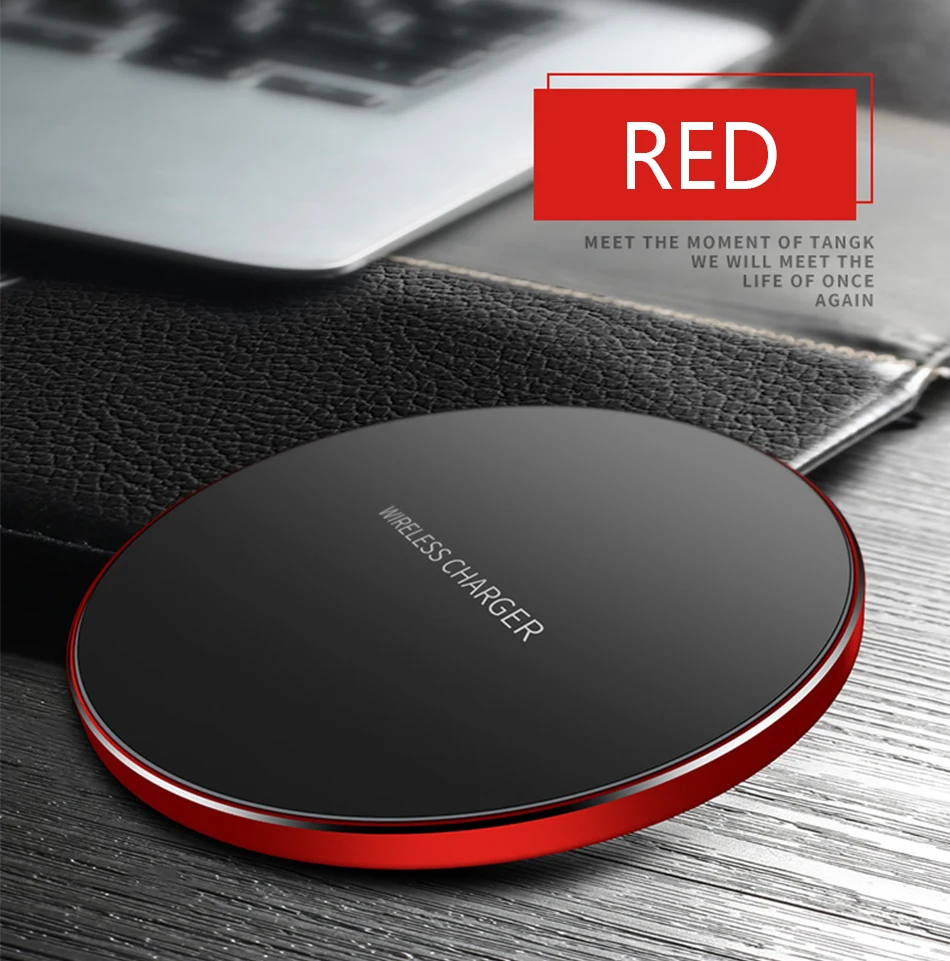 Fast Wireless Charger For Samsung Galaxy S10 S9/S9+ S8 Note 9 USB Qi Charging Pad for iPhone 11 Pro XS Max XR X 8 Plus