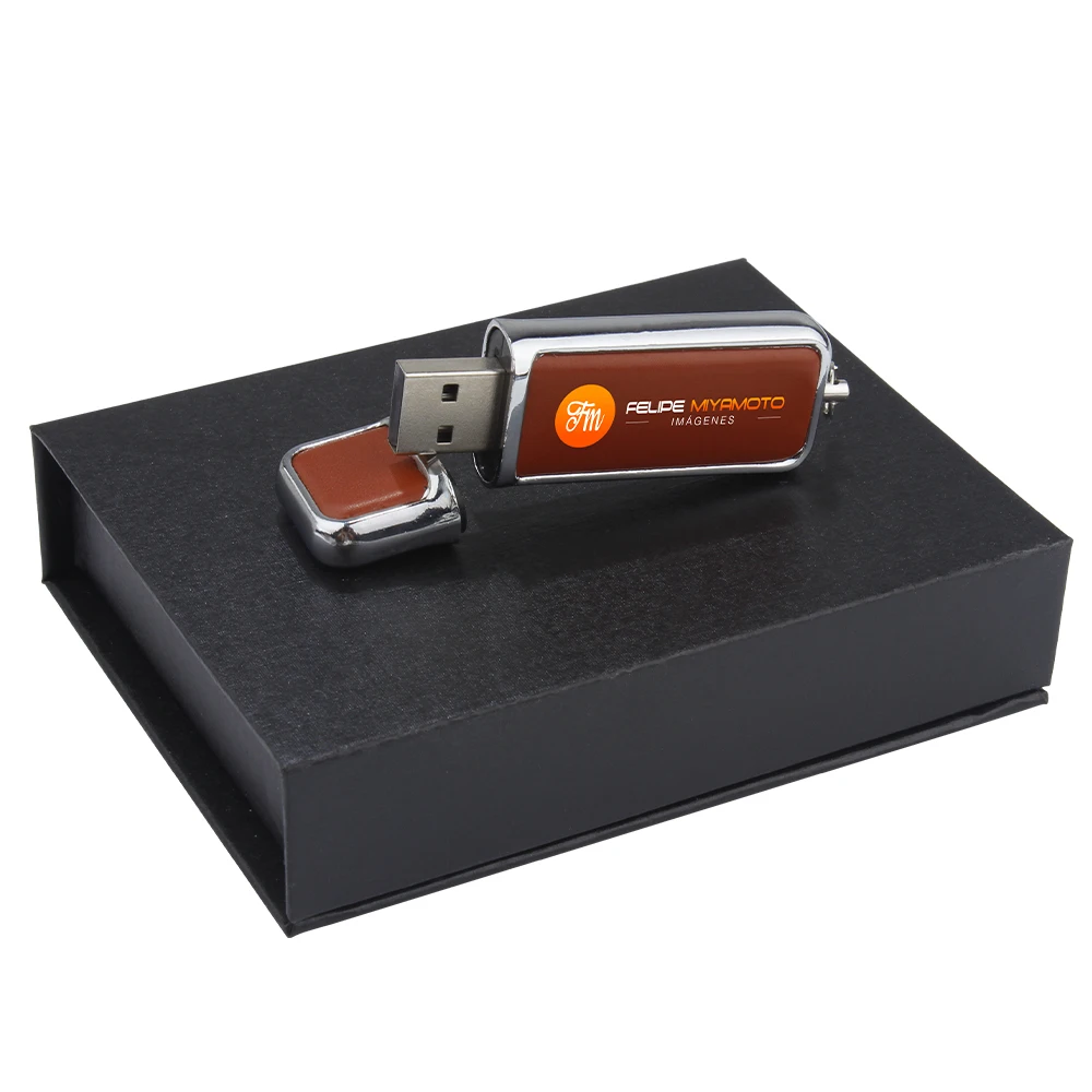 cool gadgets memoria usb stick Wedding Logo Gift Leather USB Flash Drive With Paper Box 8gb 16gb 32gb 128gb Pendrive