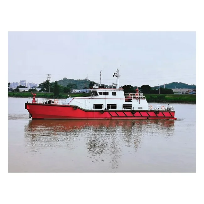 
27m fire boat for firefighting steel boat for coastal cruising aluminum boat for army military police 