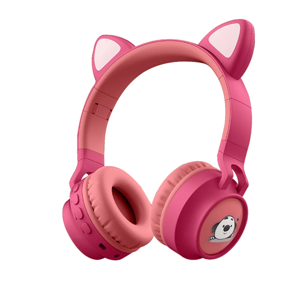 Wholesale Colorful foldable kids cute retractable headset