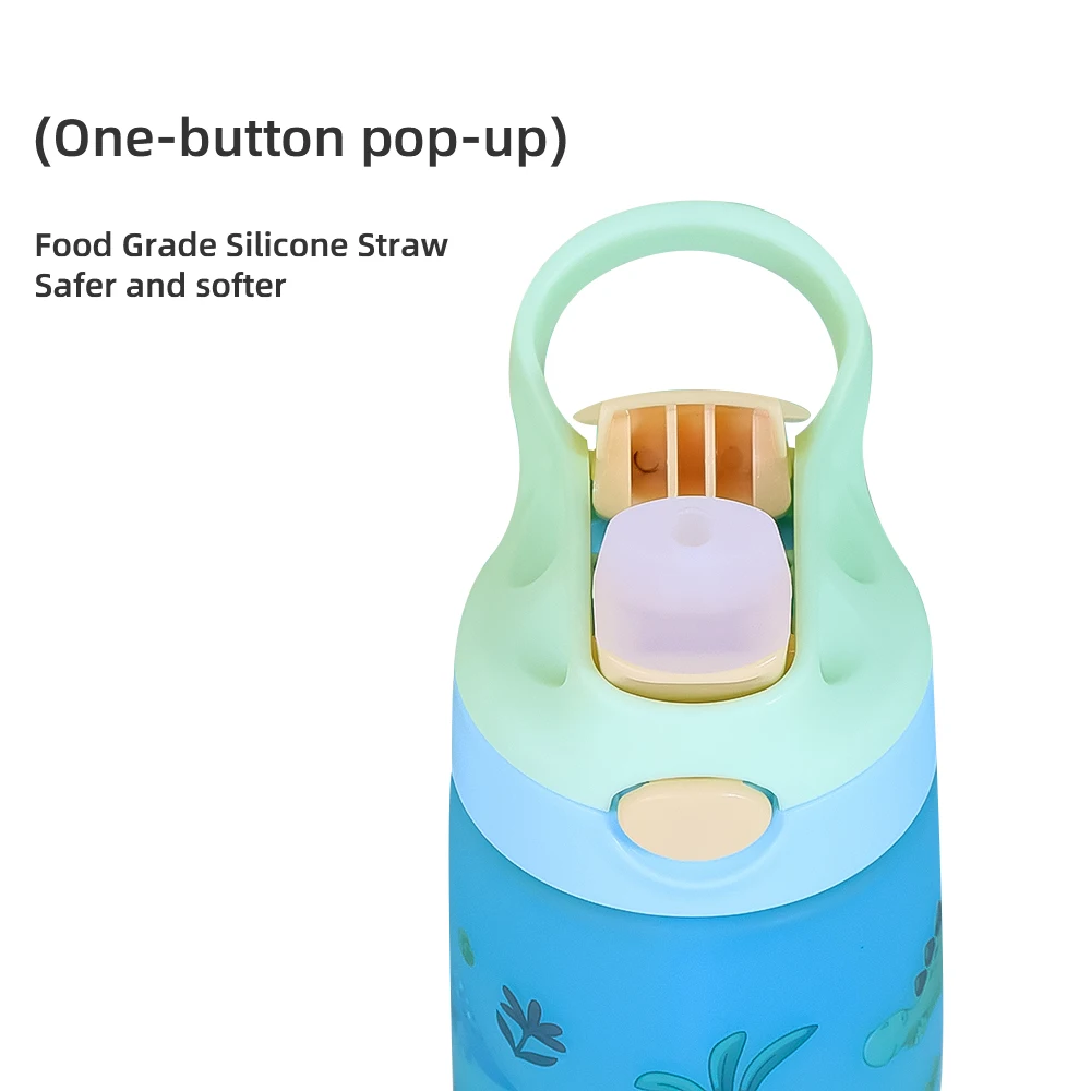 Eco-Friendly Kids Water Bottle Plastic Anti-Corrosion Coated Botella De Agua De Plastico for Back to School