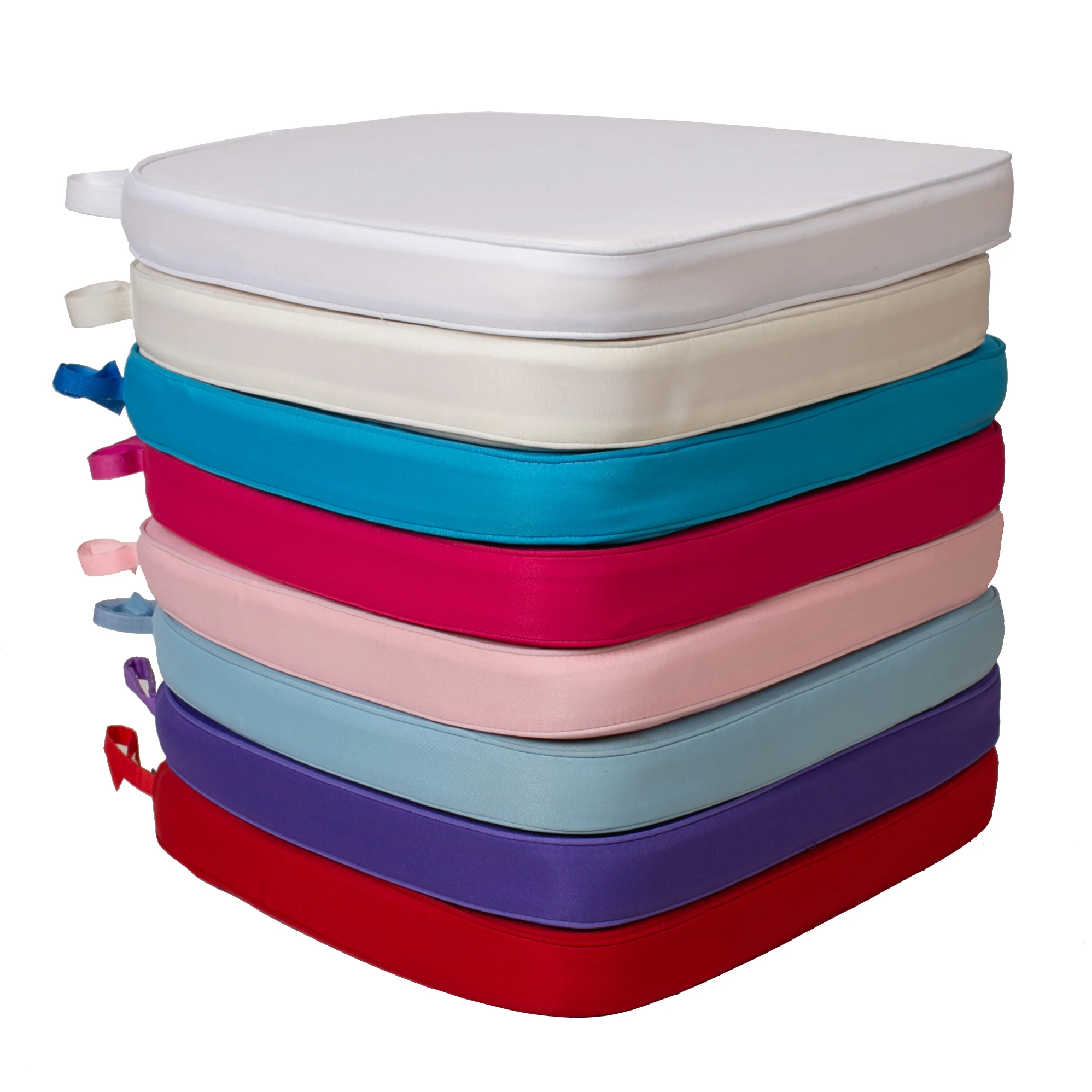 Hot sale cheap removable soft wedding chair seat pad chiavari chair cushion