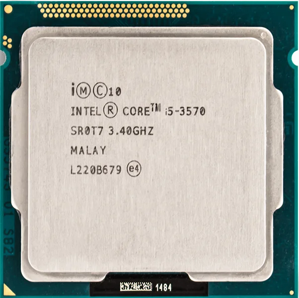 Бывший в употреблении настольный процессор Intel Core i3 i5 LGA 1155 3-го поколения 2100 2120 3220 3240 3330 3450 3470 3570 3550