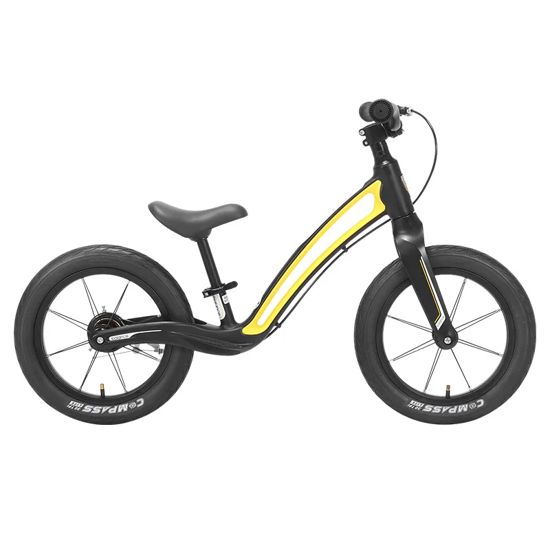 Montasen 14' Magnesium Alloy Kids Balance Bike Baby Balance Bicycle With Brake Unique Design