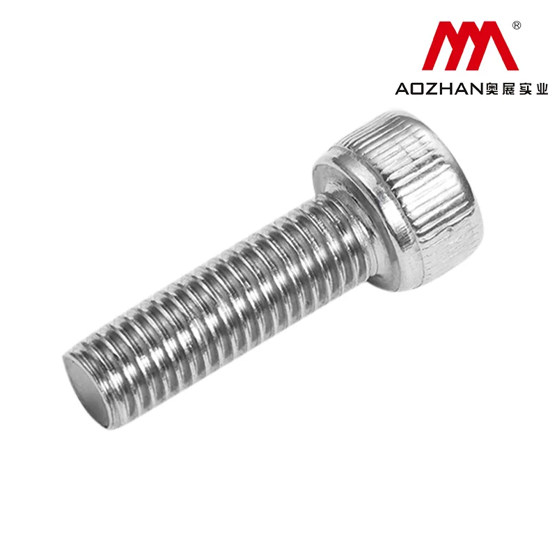 2022 hot sell DIN 912 hexagon socket cap bolts in 304/316 stainless steel  screw from Aozhan factory fasteners screw