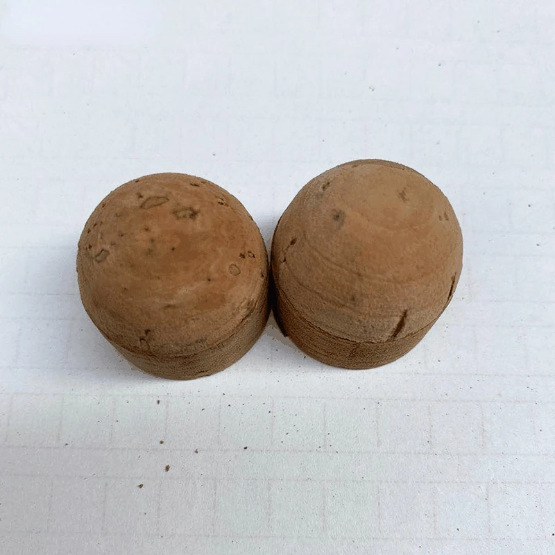 Factory China Supplier Natural Soft Wood Fiber Badminton Head All Wooden Badminton Cork Bulk Selling Shuttlecock Head