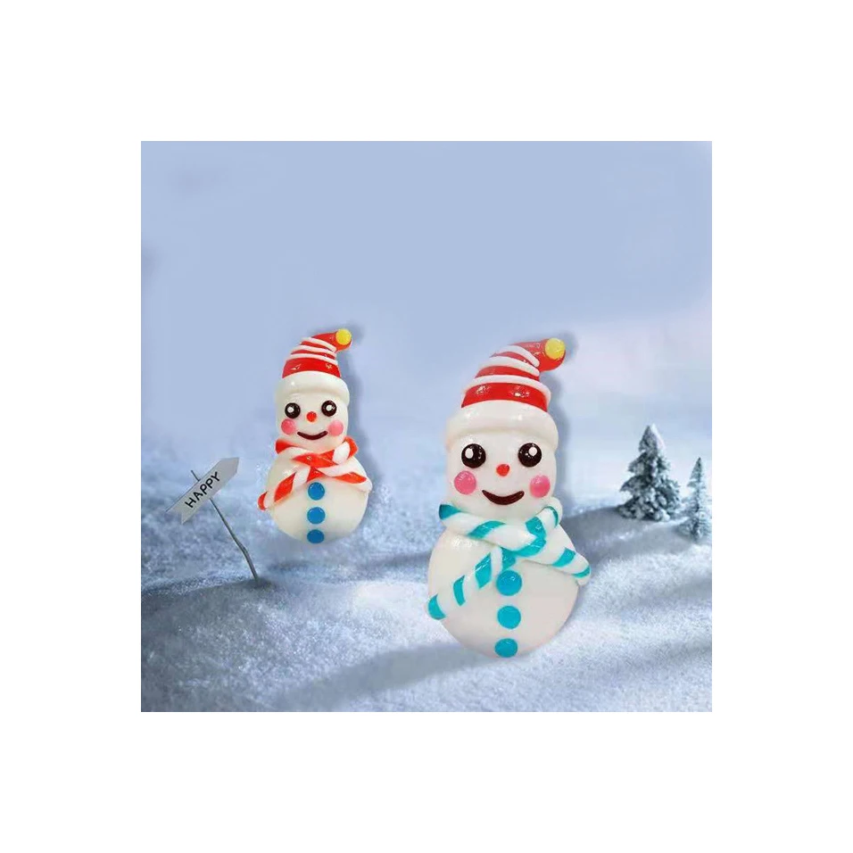 
Manufacturers Supply Sugar Free Multicolor Snowman Diy Variety Of Fruit Flavored Hard Lollipop 