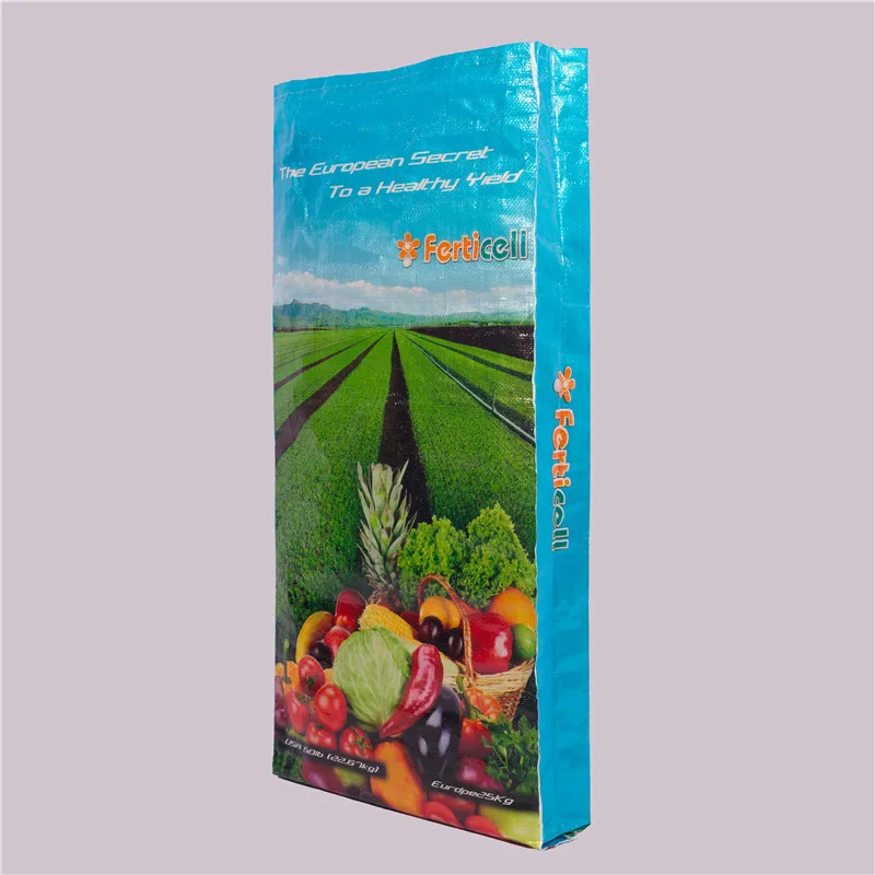 Compost Organic Npk Fertilizer Packaging Laminated pp Woven Fertilizer 50kg Price Bag