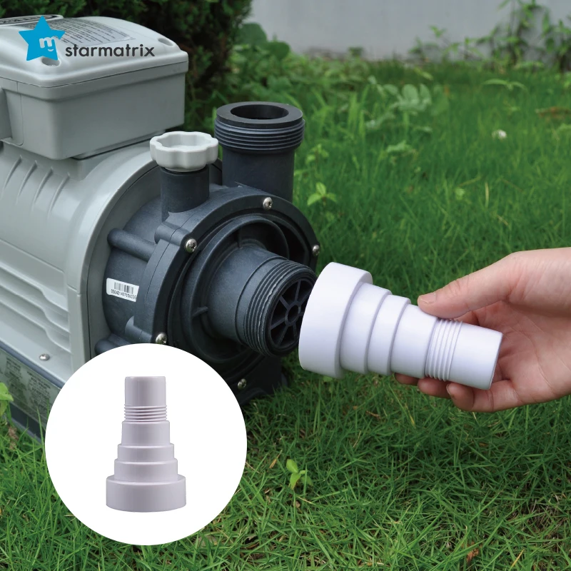 STARMATRIX 90589 Hose Adaptor Replacement 4550 Filter Hose Conversion Kit Filter Pump Hose Adapter