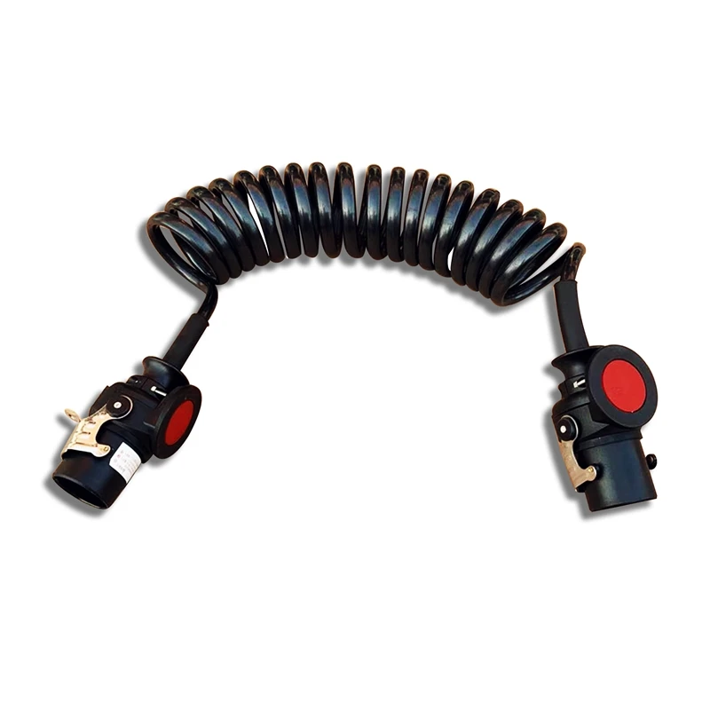 Best Selling 15 Pin 25mm Electric Ffc Optic Fibre Secure Spiral Cable for Adr Trailer