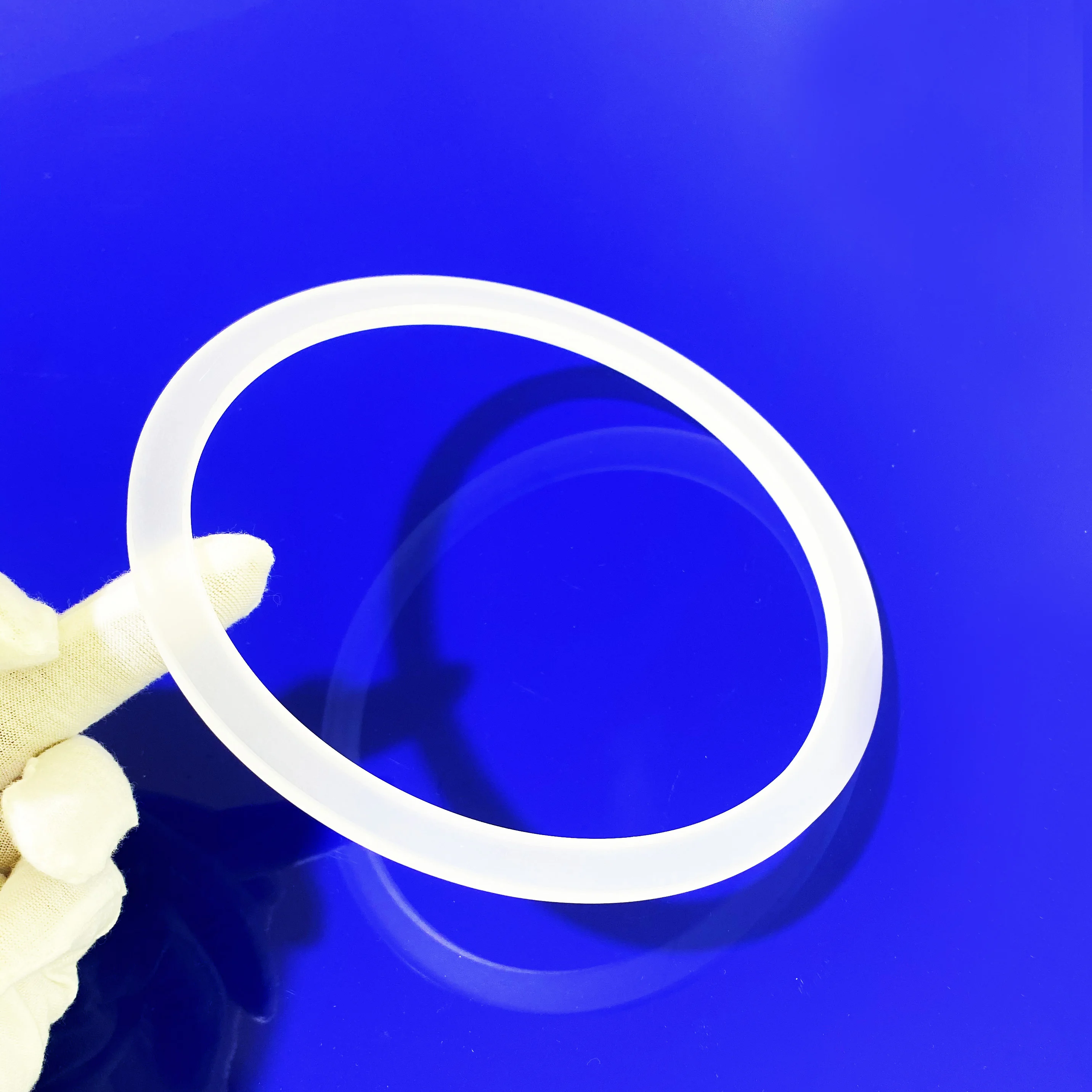 Factory Direct Price Flange Quartz Glass Ring