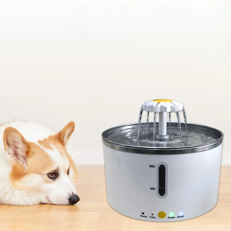 Немой животное интеллигентая (ый) автоматический фильтр циркуляционный 1.5L диспенсер для воды с рисунком собачки и котика питьевой воды фонтан
