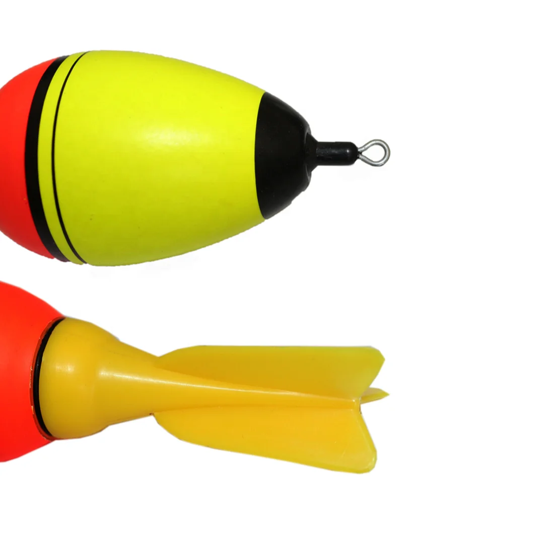 Economical Fishing tackle buoy fishing float yellow red hard tail EVA foam environmentally material 20g/40g/60g/80g in stock