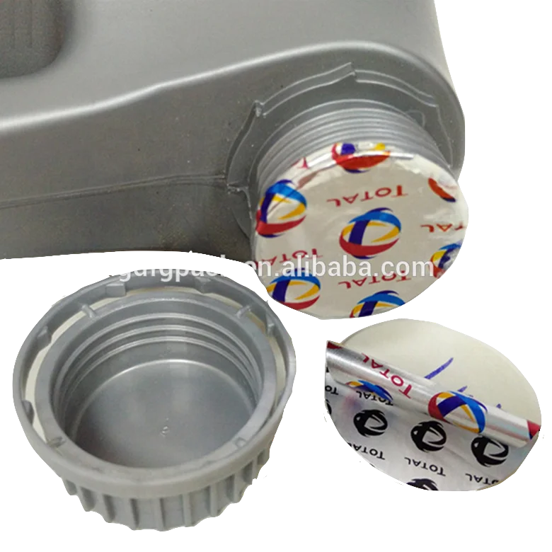Quality aluminum foil heat induction bottle cap sealing liner wad for sealing to engine oil bottles sealed for your protection