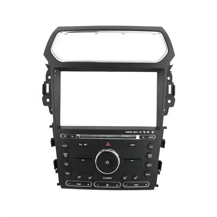 Car Stereo Radio Frame for Ford Explorer 2012-2016 with Wiring Harness RCA Cables Parts Bezel(ef598904)