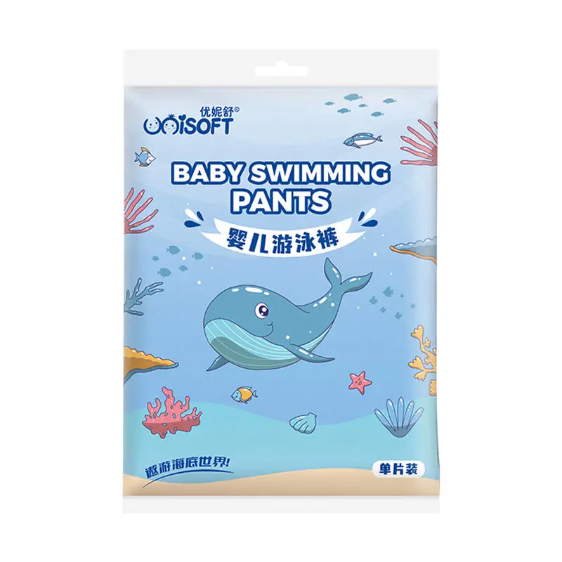 Soft and tender care little baby unisex cute unisoft swimming diapers disposable wholesale to swimming pool