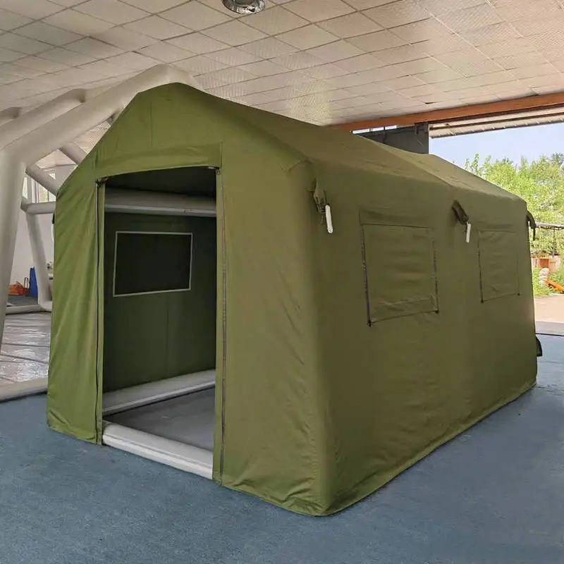 Inflatable rescue shelters tent hard climatic condition temporary emergency air shelter