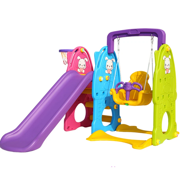 2022 New Type Educational Kindergarten Indoor Slide And Swing Set Playground